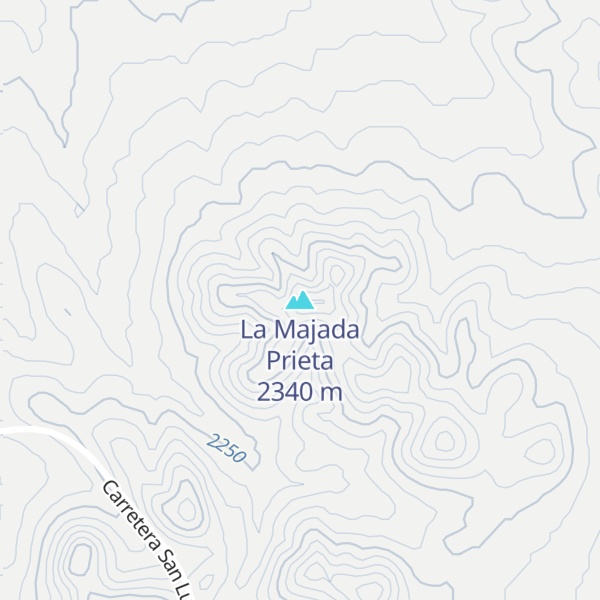 Map of La Majada Prieta