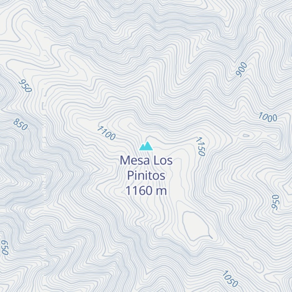 Map of Mesa Los Pinitos