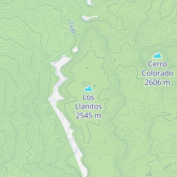 Map of Los Llanitos