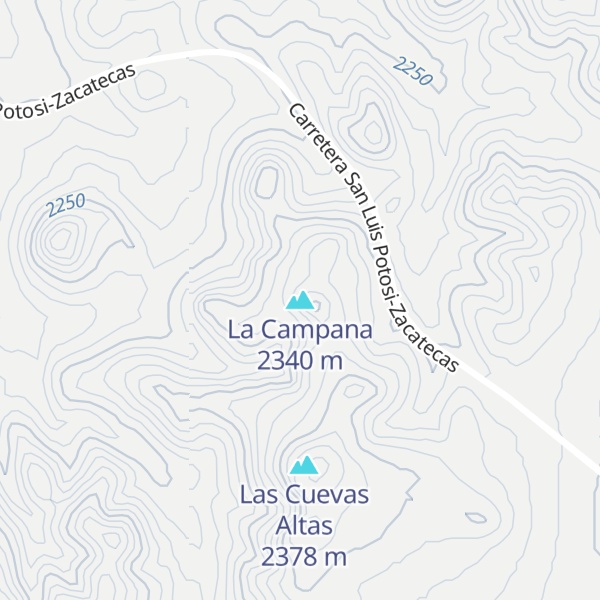 Map of La Campana