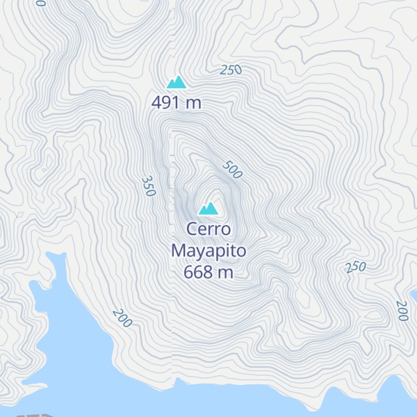 Map of Cerro Mayapito