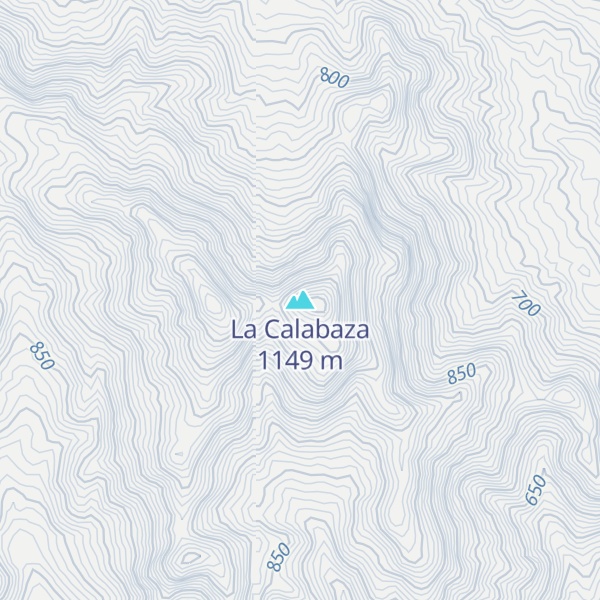Map of La Calabaza