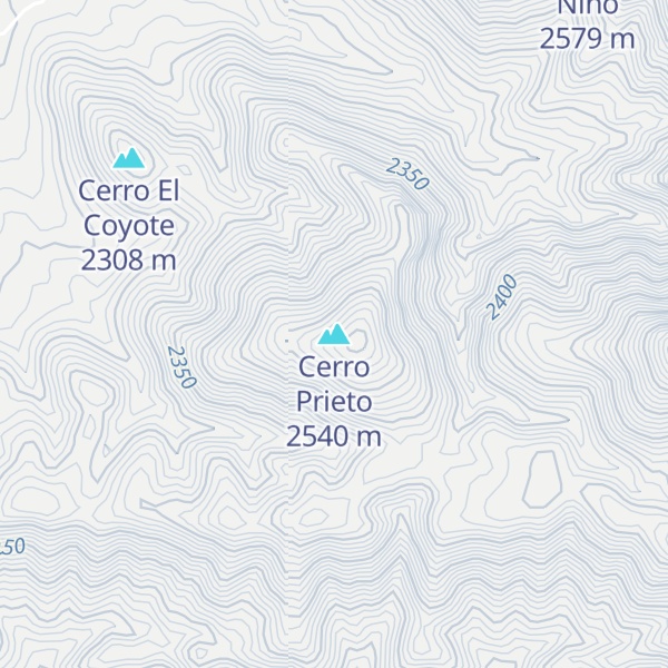 Map of Cerro Prieto