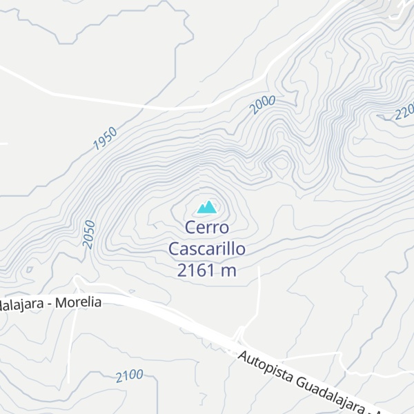 Map of Cerro Cascarillo