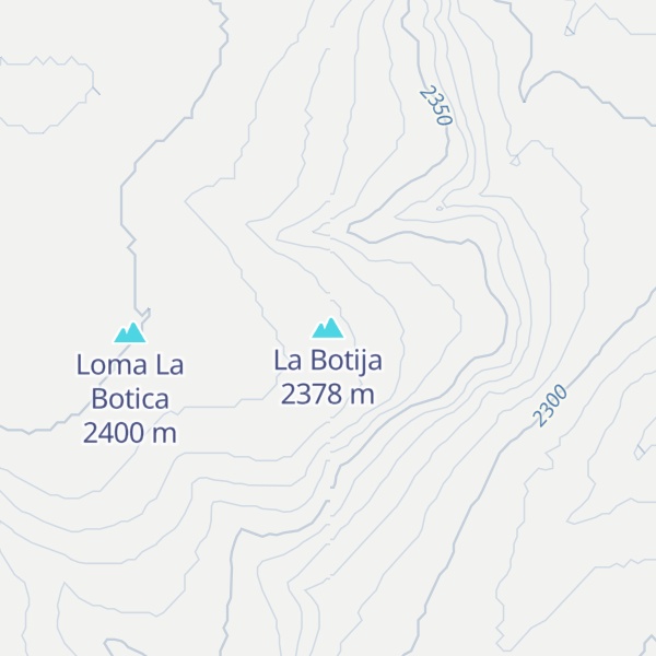 Map of La Botija