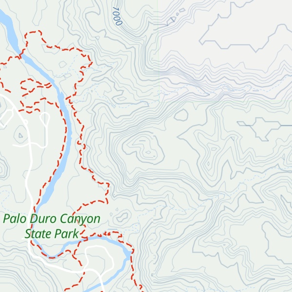 Map of Brushy Butte