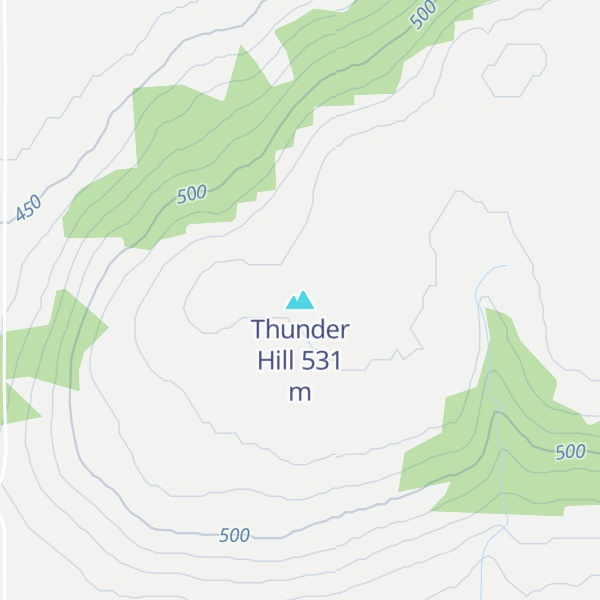 Map of Thunder Hill