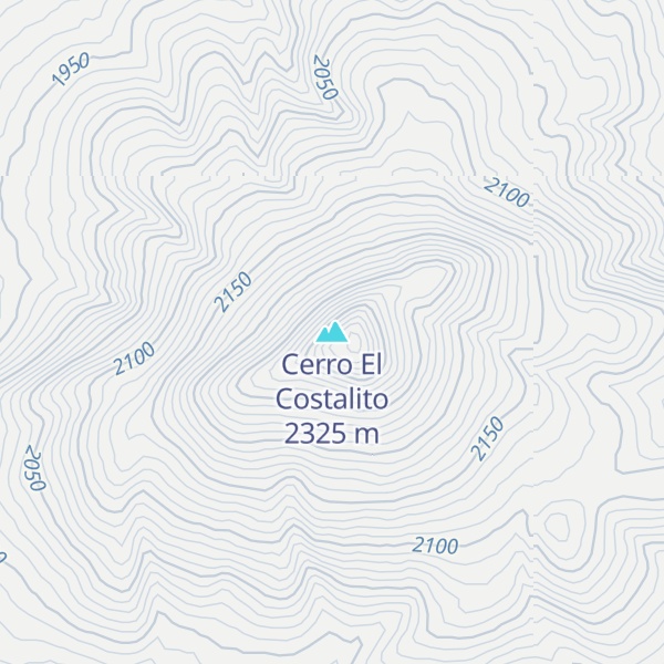 Map of Cerro El Costalito