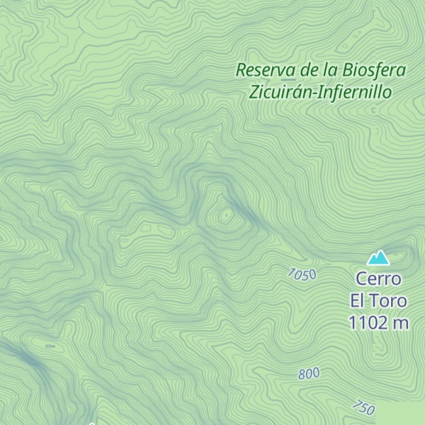 Map of Cerro Cococha