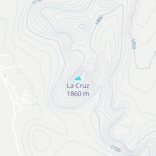 Map of La Cruz