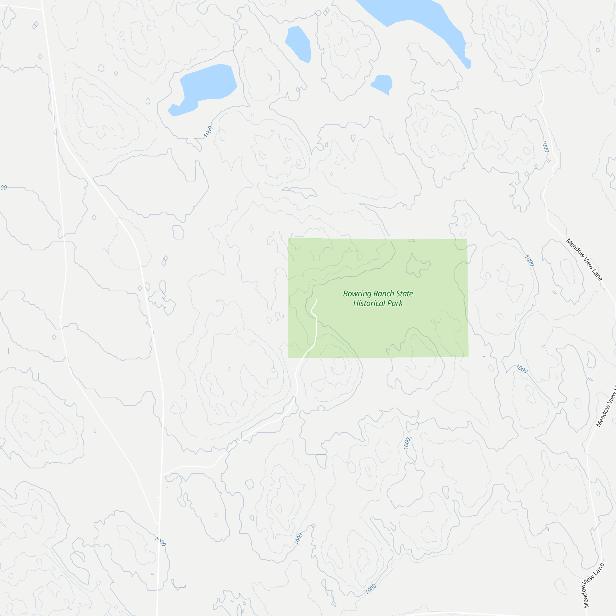 Eve Bowring Visitor Center map