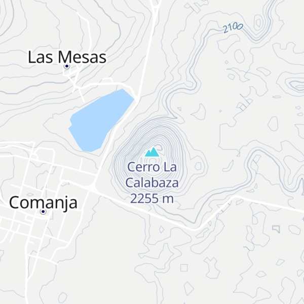 Map of Cerro La Calabaza