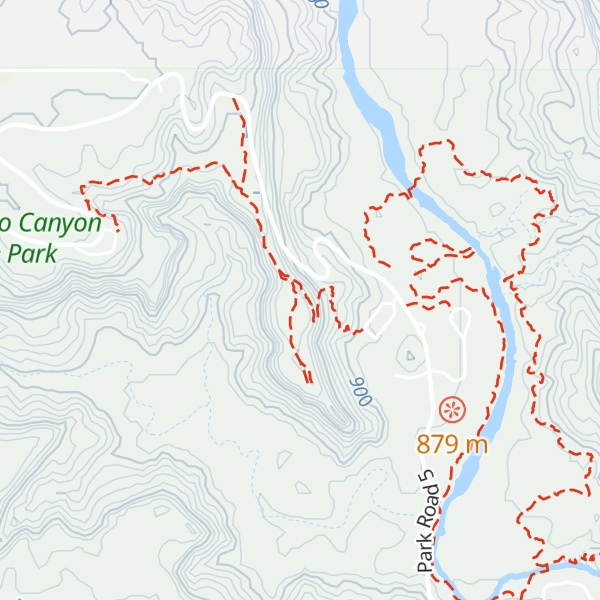 Map of Goodnight Peak