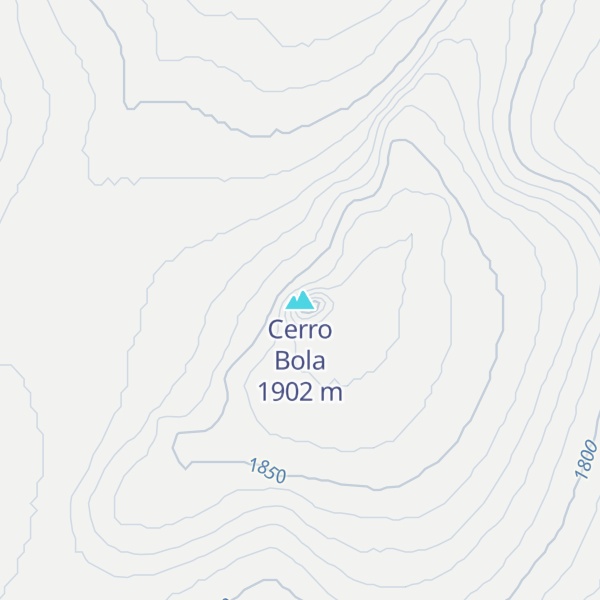 Map of Cerro Bola