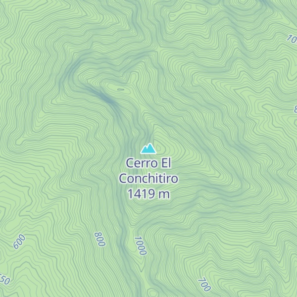Map of Cerro El Conchitiro