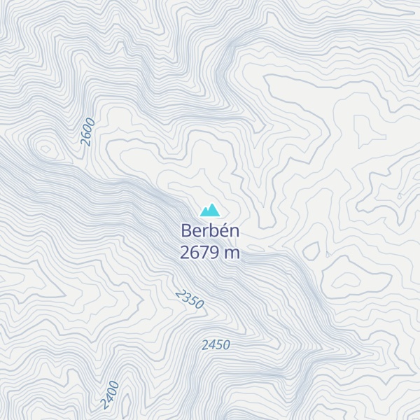 Map of Berbén