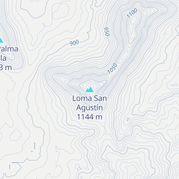 Map of Loma San Agustín