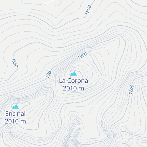 Map of La Corona