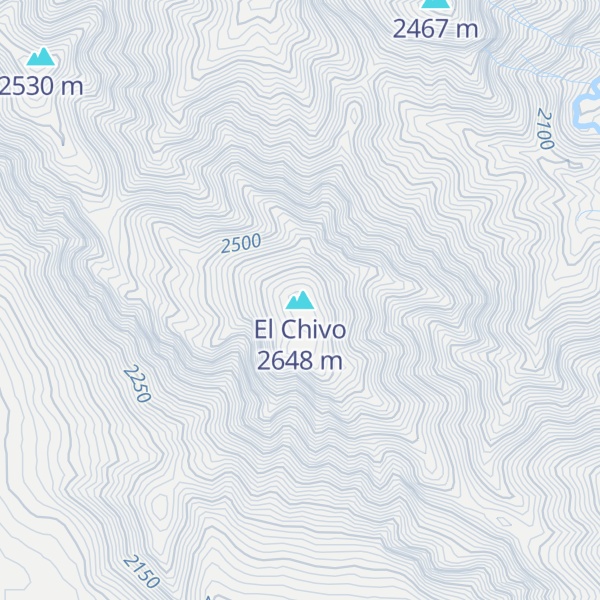 Map of El Chivo