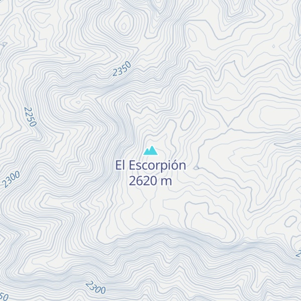 Map of El Escorpión