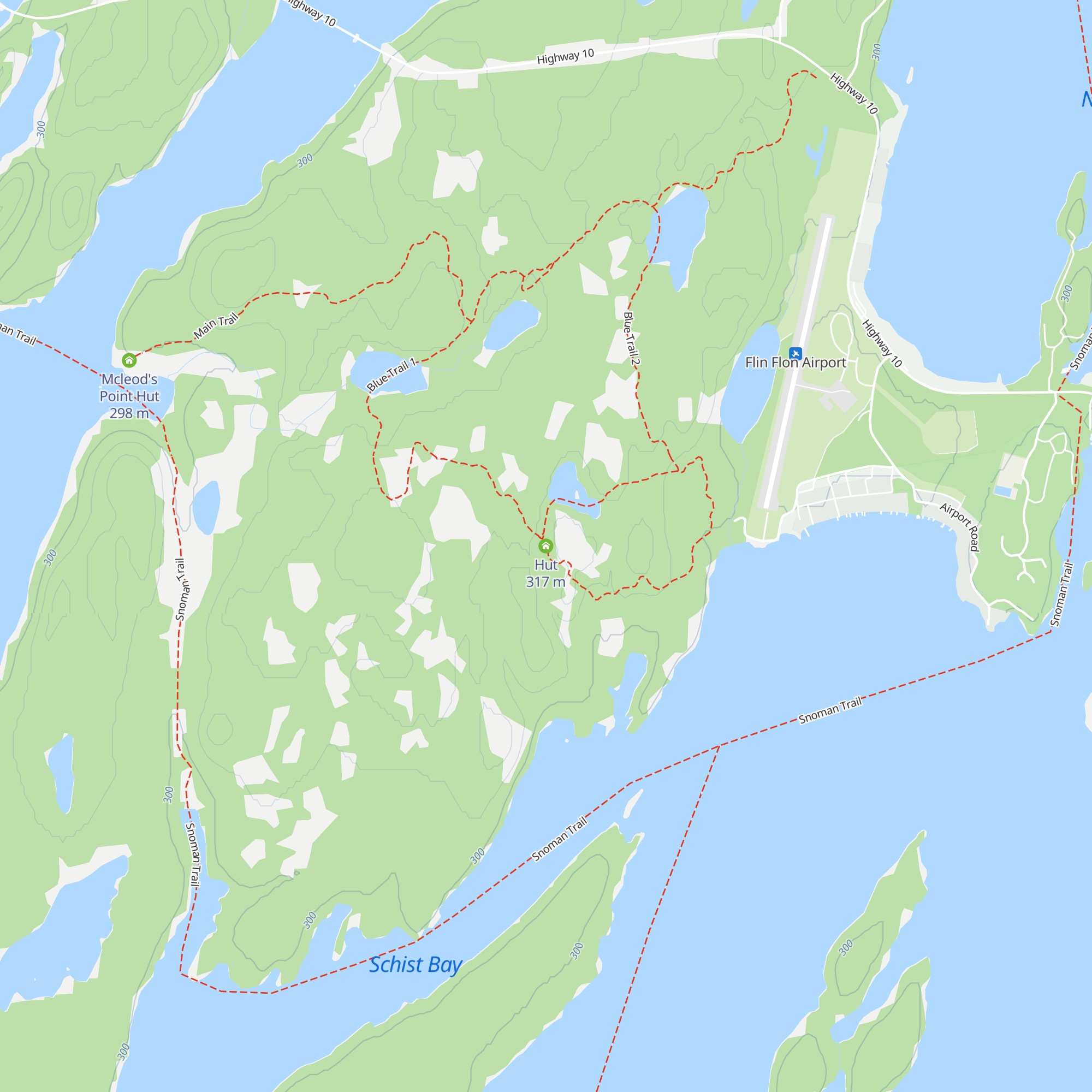 Hut map