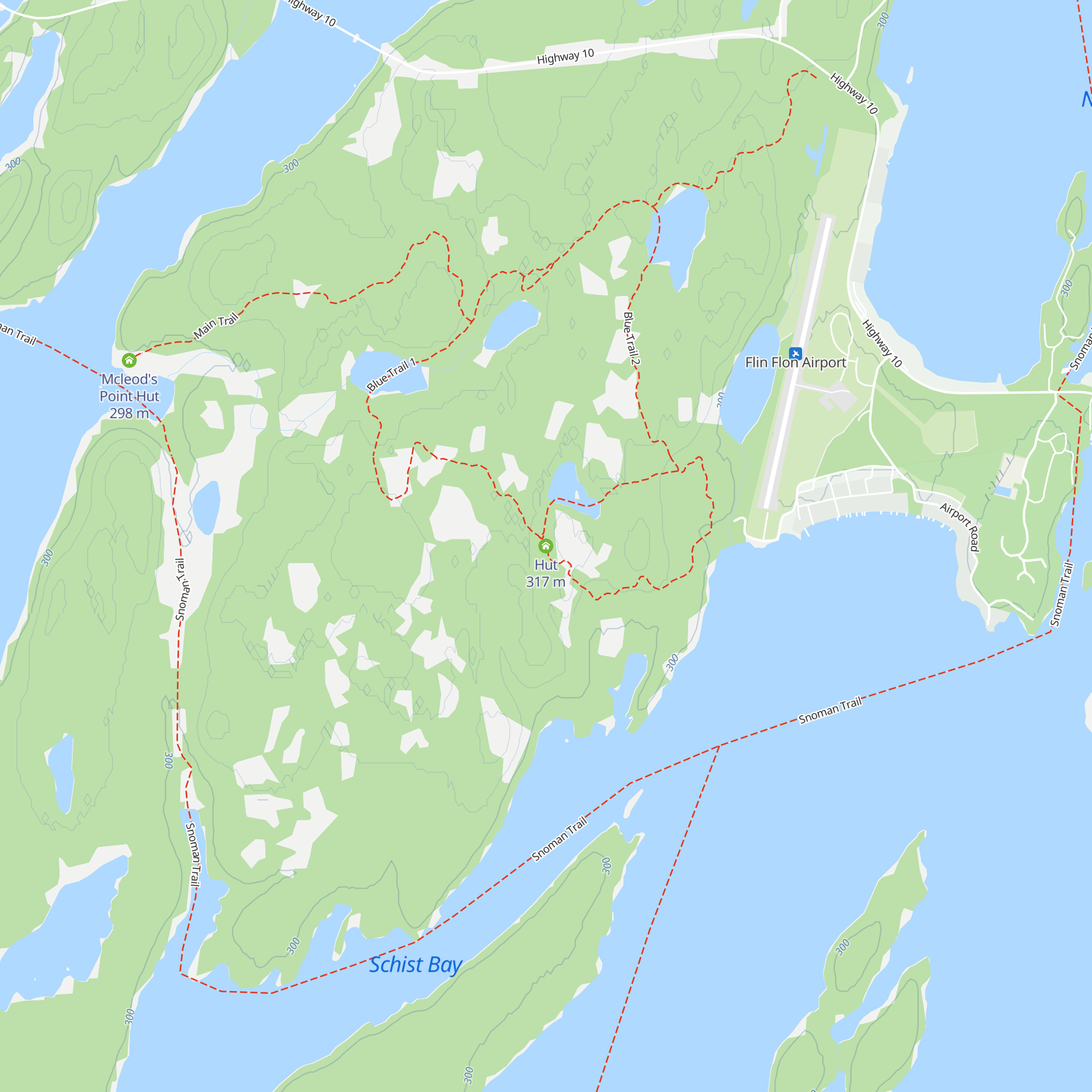 Hut map