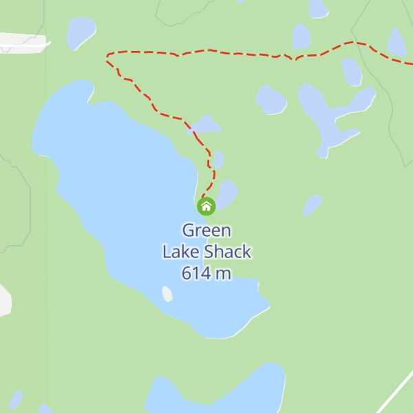 Map of Green Lake Shack