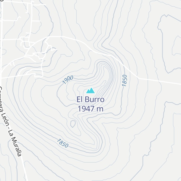 Map of El Burro