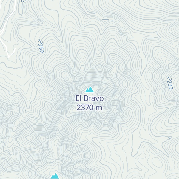 Map of El Bravo