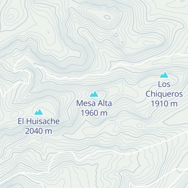 Map of Mesa Alta