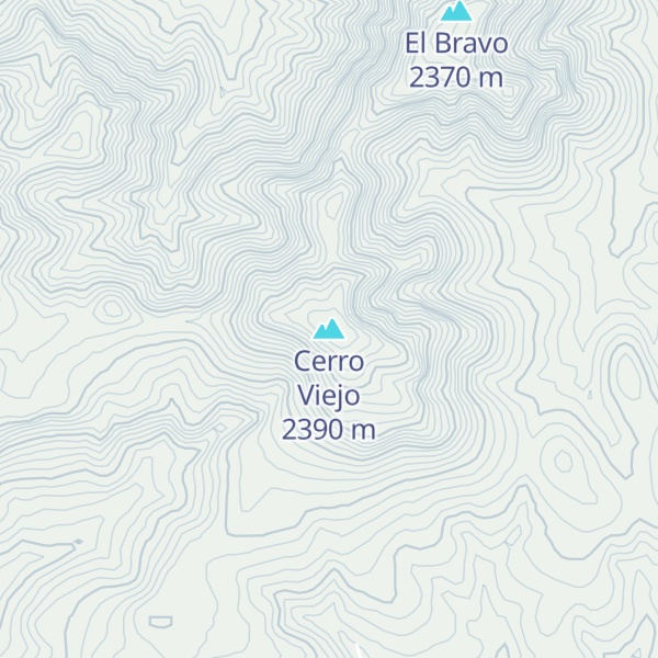 Map of Cerro Viejo