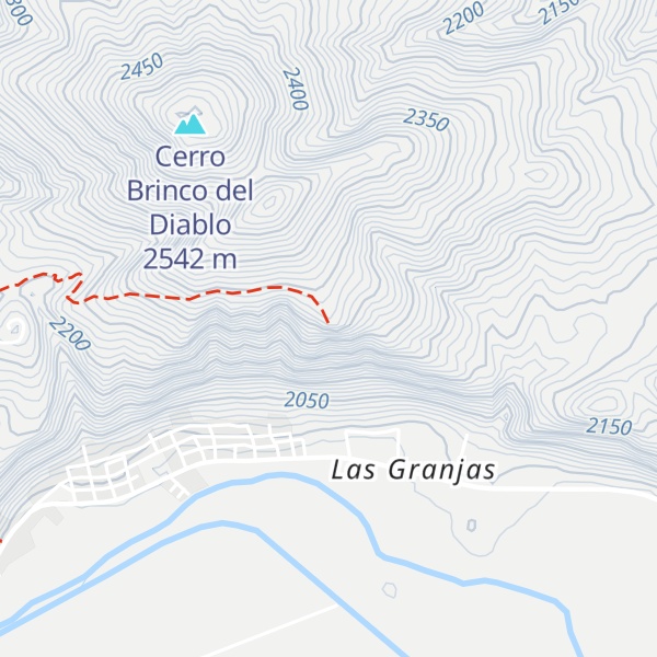 Map of Peña del Brinco