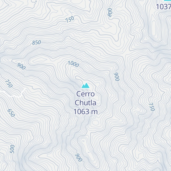 Map of Cerro Chutla