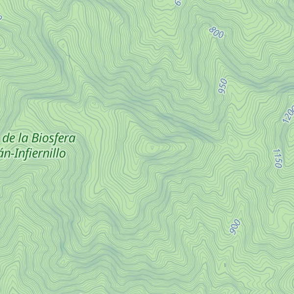Map of Cerro El Pinzán