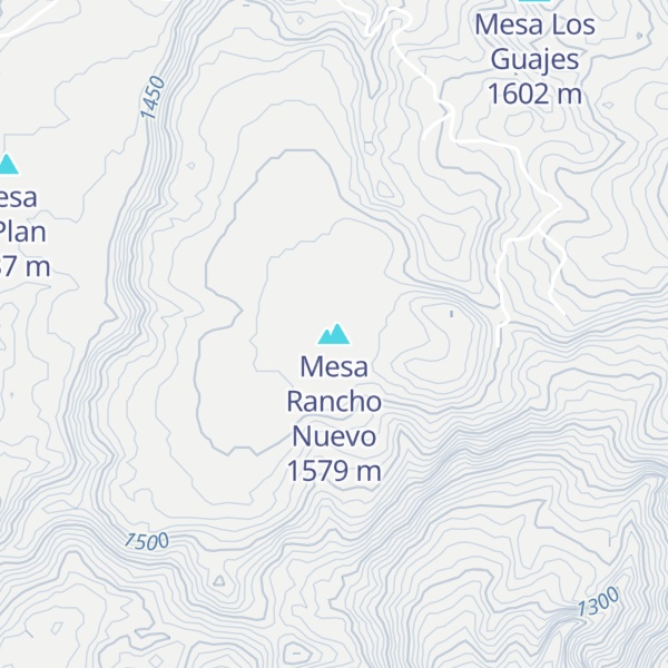Map of Mesa Rancho Nuevo