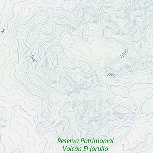 Map of Cerro El Estribo