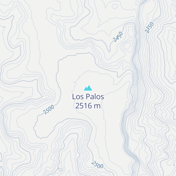 Map of Los Palos