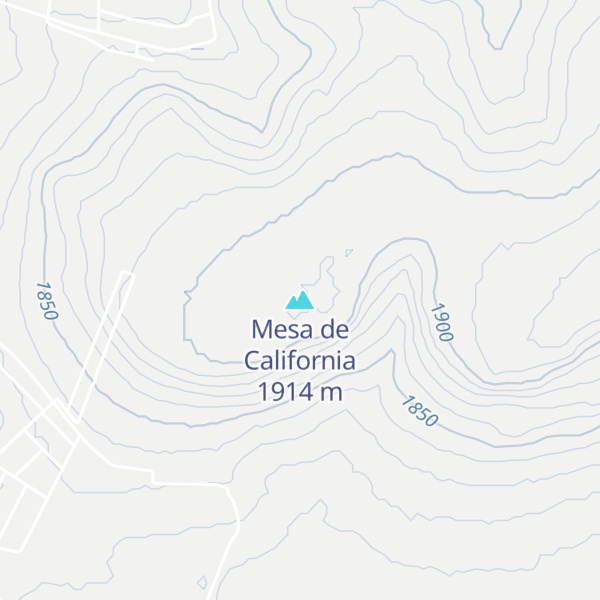 Map of Mesa de California