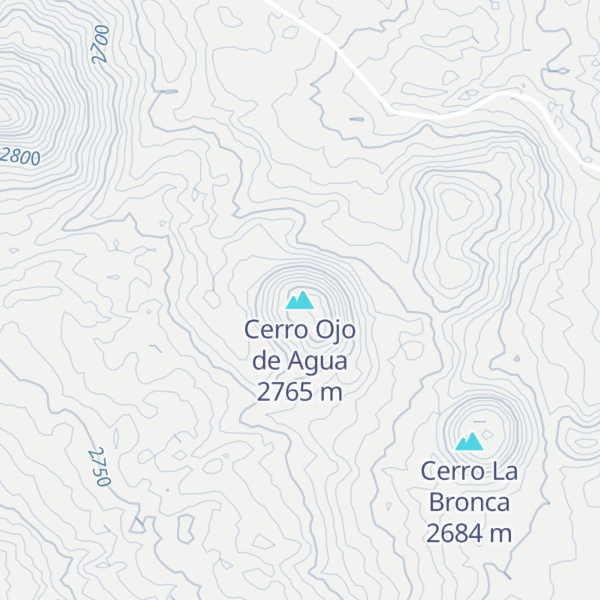 Map of Cerro Ojo de Agua