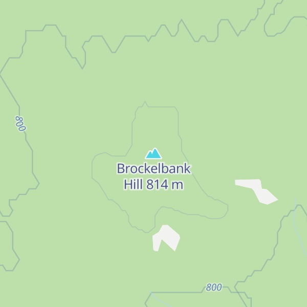 Map of Brockelbank Hill