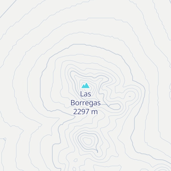 Map of Las Borregas