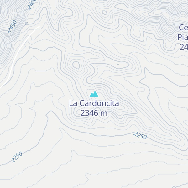 Map of La Cardoncita