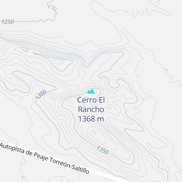 Map of Cerro El Rancho