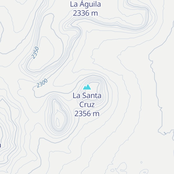 Map of La Santa Cruz