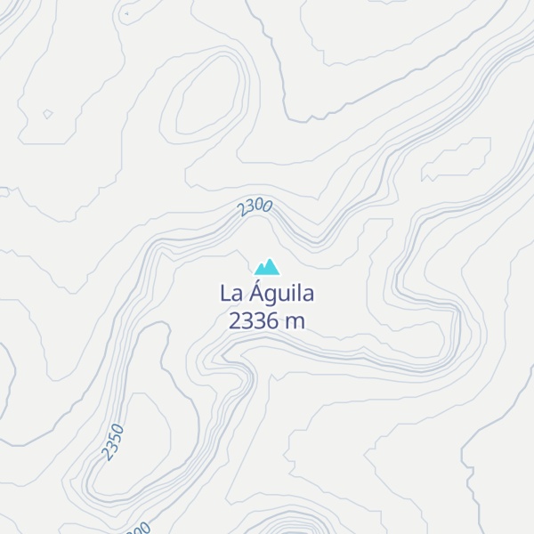 Map of La Águila