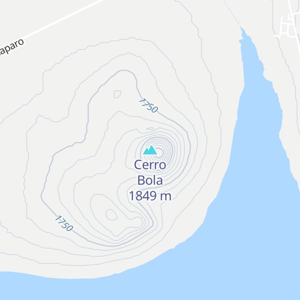Map of Cerro Bola
