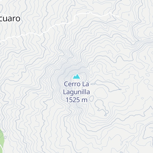 Map of Cerro La Lagunilla