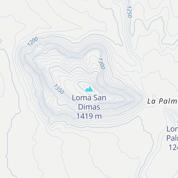 Map of Loma San Dimas