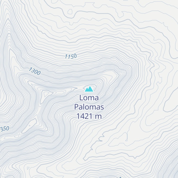 Map of Loma Palomas