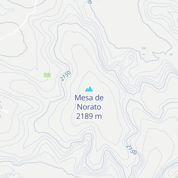 Map of Mesa de Norato